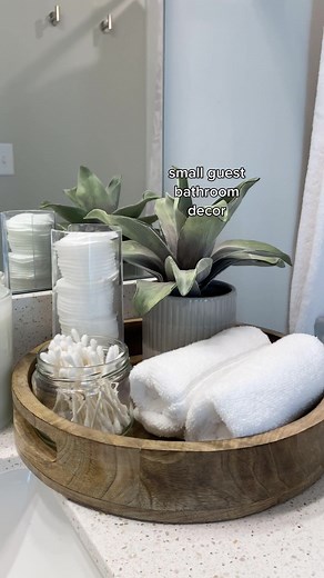Small Grey Bathroom Decor Ideas - Fun Accessories & Guest Bath Decor