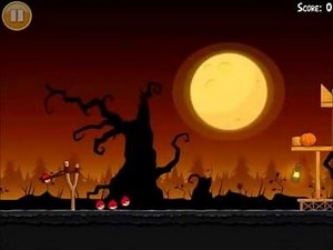 Official Angry Birds Seasons Walkthrough Trick or Treat 1-1