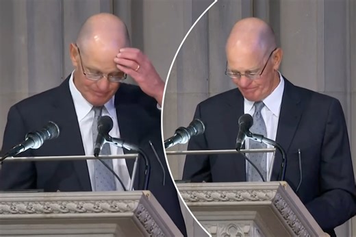 Gerald Ford’s son chokes up reading final lines of father’s eulogy to Jimmy Carter