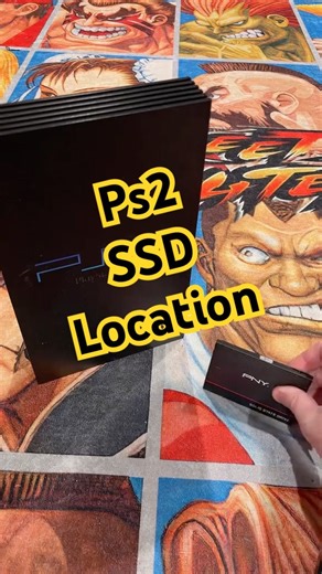 PS2 ssd location #ps2 #gaming #ssd #playstation