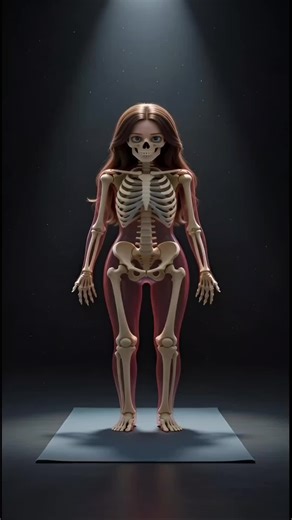 What if you did a plank every day for 30 days? #plank #workout #facts #skeleton #ai