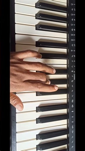 C sharp minor Melodic scale | Left Hand #simpletutorial #pianotutorial #fypシ