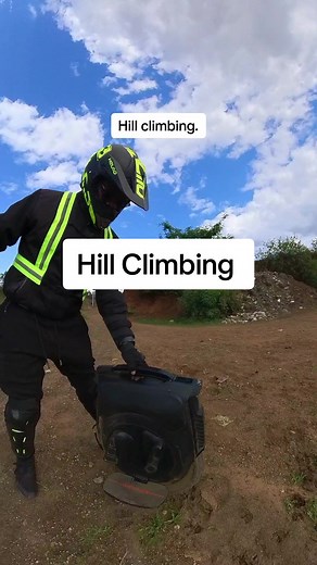 InMotion V12 Electric Unicycle: Off-Road Hill Climbing Adventure