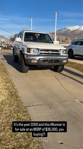 Toyota Freaks on Instagram: "You just survived Y2K and this baby is sitting on the lot, you buying?! 🔥😳Featuring: @venturetread ———————————————— Parts & Gear for your build and next adventure! Links in Bio or on www.toyotafreaks.com ———————————————— Partners: Check out!-@venturetread Check out!-@yotafreaks Check out!-@alohaoverland #toyota #yota #tundra #trdpro #4runner #t4r #lifted #4x4 #tacos #tacoma #toyotafreaks #teamyota #overland #adventure #overlanding #explore #discover #letsgoplaces #