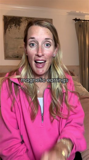 These magnetic earrings are surprising me. They’re so strong, but the don’t pinch or hurt your ears - they feel great! #magneticearrings #studs #earrings #jewelry