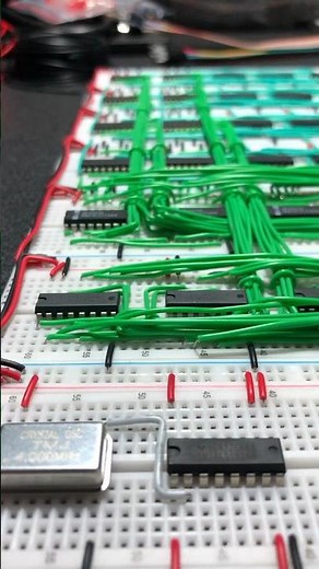 Building the Hack computer from Nand2Tetris on Breadboard !#Nand2Tetris #electronic #computer