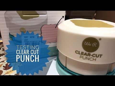 Clear Cut Punch | We R Memory Keepers Clear-Cut Punch