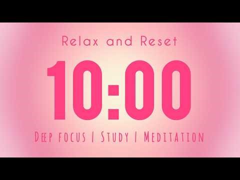 10 Minute Silent Timer ⏳ | Soft Pink Aura 🌸 Valentine week's special | Calm Focus & Gentle Study