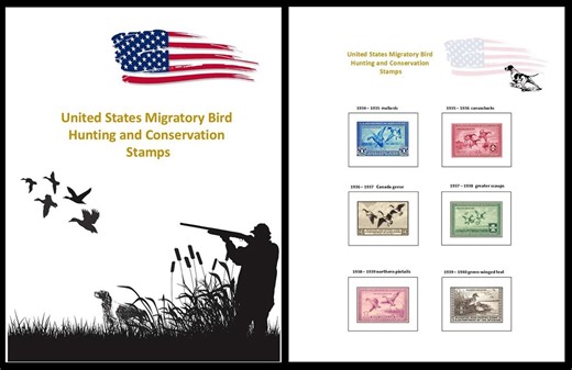 Federal Duck Stamp Album Pages * DIGITAL DOWNLOAD * - Etsy