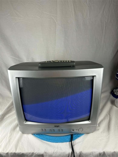 RCA 13-inch Silver CRT Color TV With Remote Control, Vintage Model From the Early 2000s, Ideal for Retro Decoration or Y2K Ambiance, Working - Etsy