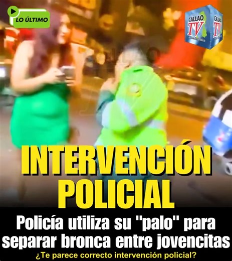 #VillaElSalvador 🤔 Un efectivo policial utilizó su bastón tonfa para controlar y separar una violenta pelea entre varios jóvenes, presuntamente en estado de ebriedad, registrada tras la salida de una discoteca en el distrito de Villa El Salvador. El incidente ocurrió en la vía pública durante la madrugada y fue captado por testigos, generando reacciones en redes sociales. En las imágenes se observa la intervención policial para restablecer el orden y evitar que la gresca continúe poniendo en ri