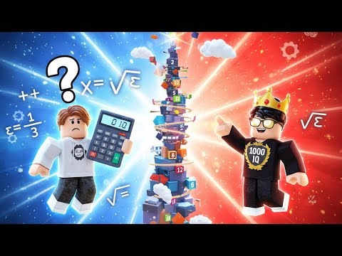 I Tried the Maths Tower Challenge in Roblox 😱