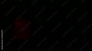 Perforated, cylinder-shaped, object rotated in the rgb led-lights Stock Video