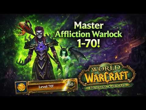 TBC Classic Affliction Warlock Leveling Guide 1-70 | Burning Crusade 2026