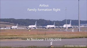 41K views · 1.4K reactions | EXCLUSIVE VIDEO Airbus Family formation flight with an A380, A350, A330 and A320Neo Fly-pass last thursday (11/08/2016) over Toulouse | AIRLIVE.net | Facebook