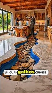 O Piso Mais Diferente do Mundo: Parece Natureza, Mas é Dentro de Casa #curiosidades #shorts