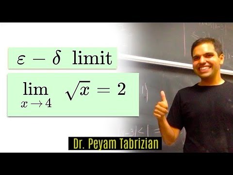 Epsilon delta limit (Example 6): Square Roots