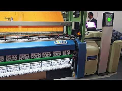 High Speed air jet Weaving Machine - Jacquard weaving very fine design