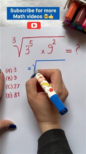 Simplifying A Nice Radical Algebraic Math Expression #maths #mathexam