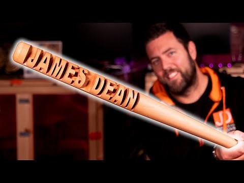 Making a personalised bat - Easy CNC project that will sell