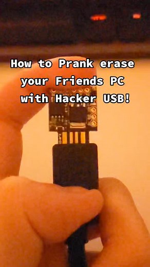 Digispark Hacker USB 😁 #digispark #arduino #prank #formatting #hacking