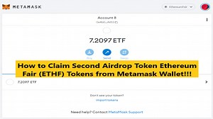How to Claim Second Airdrop Token Ethereum Fair (ETHF) Tokens from Metamask Wallet