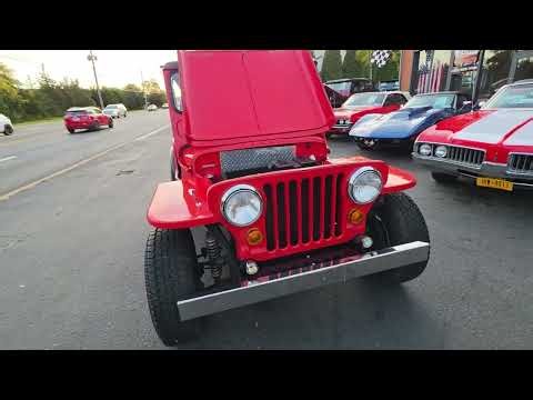 VW VEEP 1947 WILLYS MJ JEEP/ 1973 VW Beetle Chassis Start Up/ Walk Around