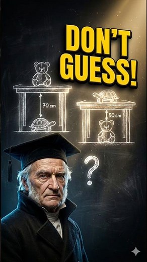 The Viral Bear & Turtle Puzzle Solved! (5-Second Math Trick) #shorts #maths #math