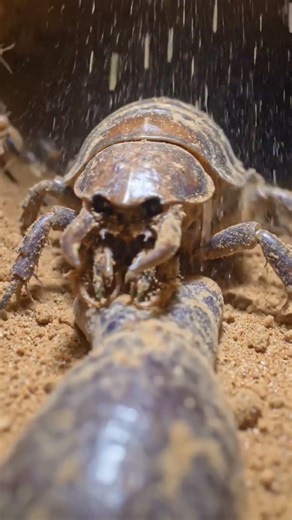 Camel Spider POV 😱 Inside Its Underground Hunt#camelspider #solifuge #spider #animalpov #wildlife