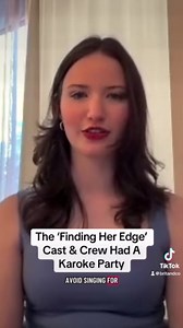 The 'Finding Her Edge' cast & crew had a karaoke party