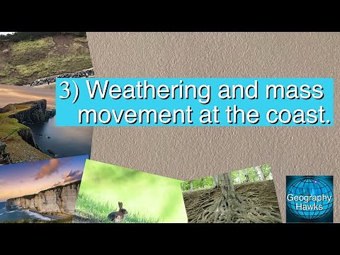 3) Weathering and mass movement at the coast - Powered by @GeographyHawks