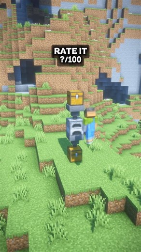 Simplest AUTO FARM for Survival! 🌽🔥 #minecraft