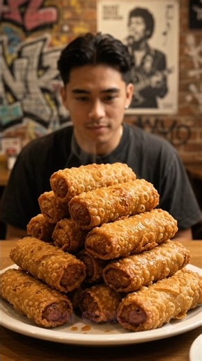 Crispy on the outside, dipped in that perfect sweet chili sauce 🥢🔥