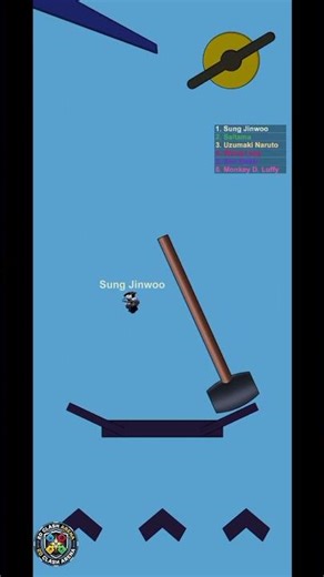 ​⚔️ God Mode On! Jinwoo vs Saitama vs Goku vs Luffy! Who wins the Anime Race? 🔥😤 #2dclasharena