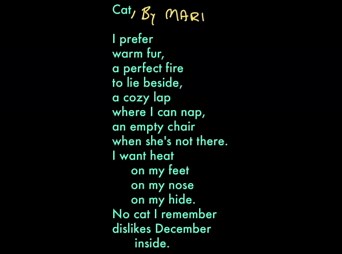 The elements of a poem