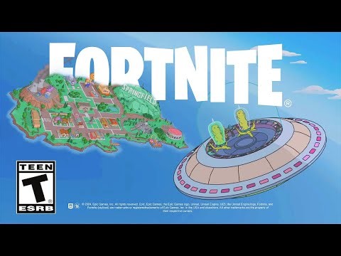 Fortnite 'Alien Overloard' The Simpsons (FULL LIVE EVENT)