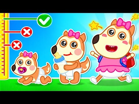 Baby Grows Up So Fast Song 👶 Wolfy Baby Rhymes