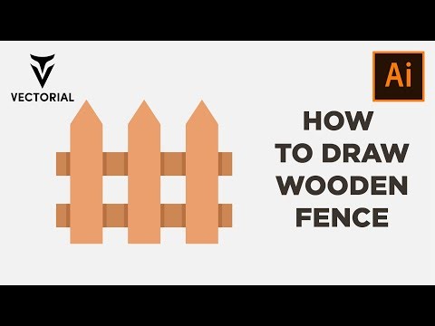How to draw Wooden Fence in ADobe Illustrator