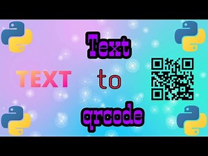 How to Convert QRcode to TEXT using python | How to convert TEXT to QRcode using python | QRcode