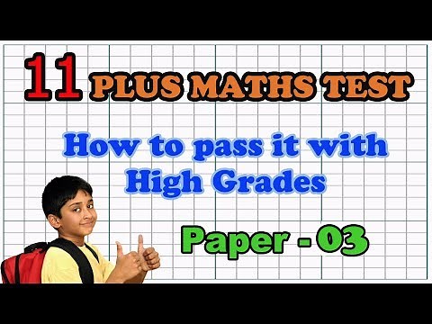 11 Plus Maths Practice Papers - Paper 03