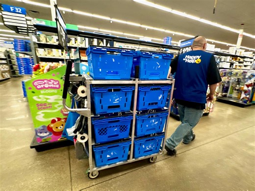 Walmart changes cart rules for workers filling pick-up orders after safety concerns