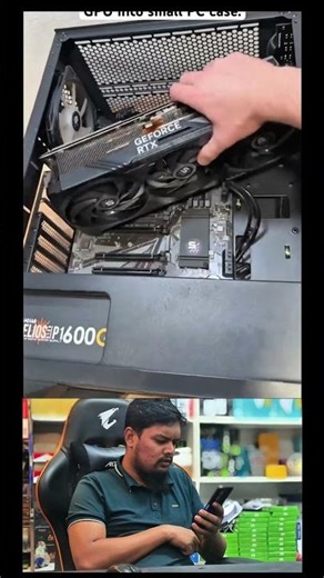 Graphics card GeForce RTX 5090 | heart touching installation #gpu #rtx5090 #pcbuild