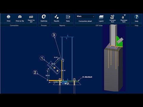 Bracing - Base Plate - Column Connection_Staadpro Ram Connection.