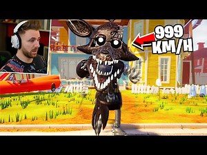 FOXY este Vecinul din HELLO NEIGHBOR si Fuge cu 999 KM/H! (Partea 2)