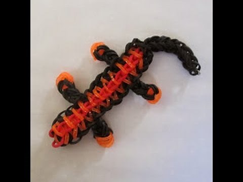 Rainbow Loom- How to make a Lizard (Original Design)