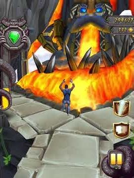 Temple Run 2 Volcano Island Gameplay | #games #gameplay #templerun