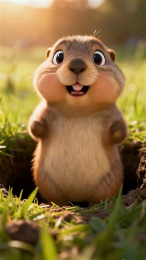 Dancing Gopher Pops Out of Its Burrow for a Mini Dance Party! 💃🐿