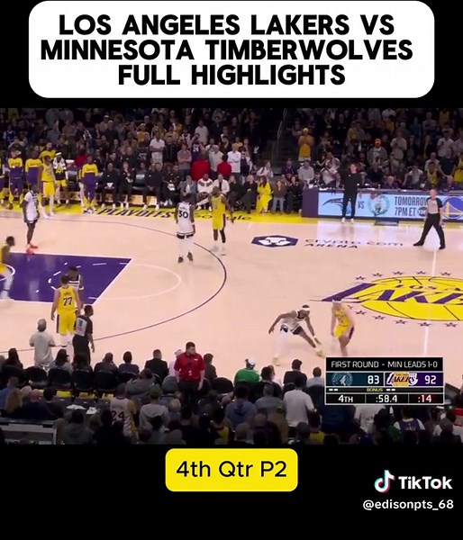 Lakers vs Timberwolves Full Game Highlights