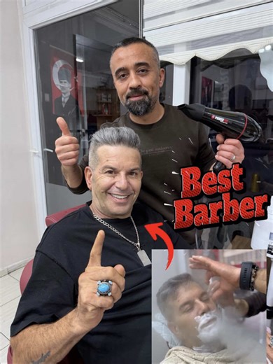 This Turkish barber in Adana didn’t just cut hair… he performed art 🔥 Sharp fade. Zero mistakes. King of Kebabs rating: 10/10. Certified. 🇹🇷👑 #AdanaTurkey #TurkishBarber #KingOfKebabs #FadeGameStrong #TravelAndTrim