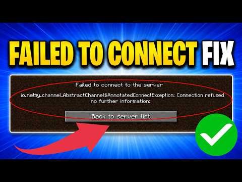 How To Fix IO Netty Channel Abstract Channel Error in Minecraft | Failed To Connect To Server